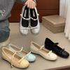 2025 Evening Shoes Mary Jane Women's Shoes Pleated Small Inner Height Increase with Skirt French Spring and Autumn Single Shoes Women's Shoes