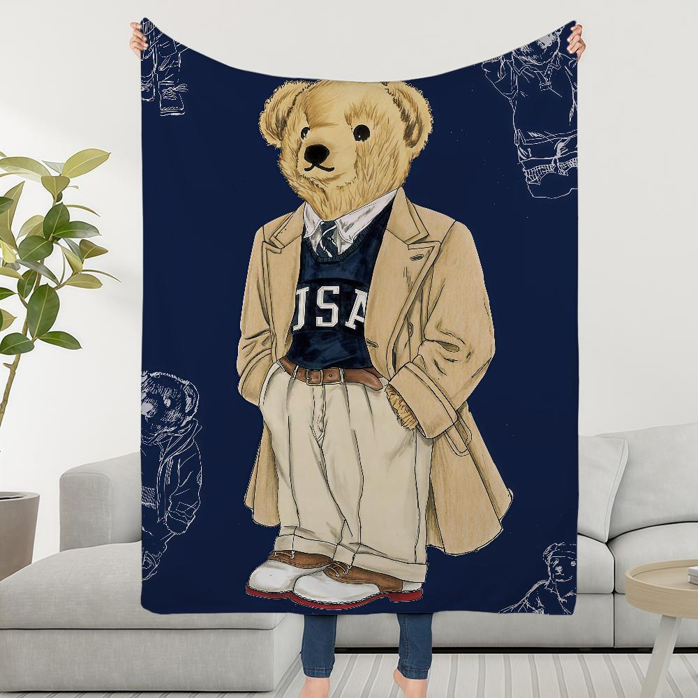 Decke Überwurf Super Gemütlich Plüsch Wohnzimmer Marke Luxus Sofa Bären Couch Kindlich Geburtstagsgeschenke