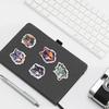 50 Sheets Wolf Cartoon Stickers: Waterproof, DIY, Decorative for Notebooks & Suitcases.