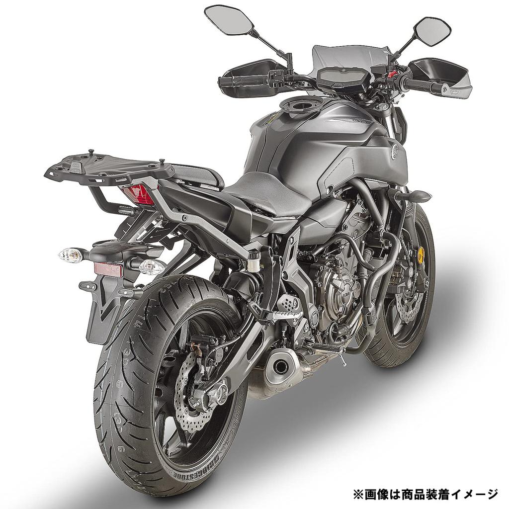 GIVI compatible top case compatible with 98922 MT-07 (18-21) fitting, Monokey/Monolock, 2140FZ, black,