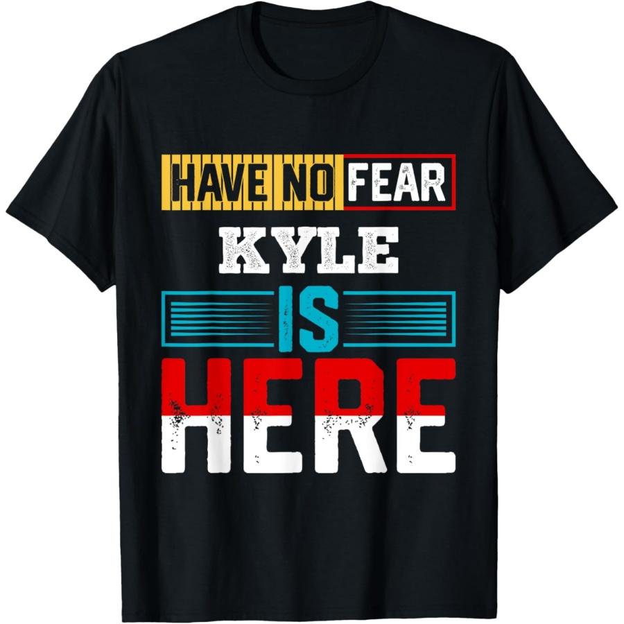 Не бойтесь, KYLE здесь Футболка с именем KYLE Футболка XXXXXL чёрный