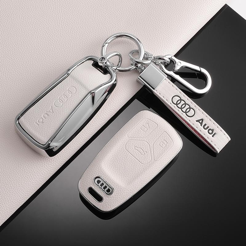For Audi 8YFashion TPU Car Key Case Remote Control Key Full Cover Holder for Audi A4 B9 Q5 Q7 TT TTS 8S 2016 2017 Keychain Accessories