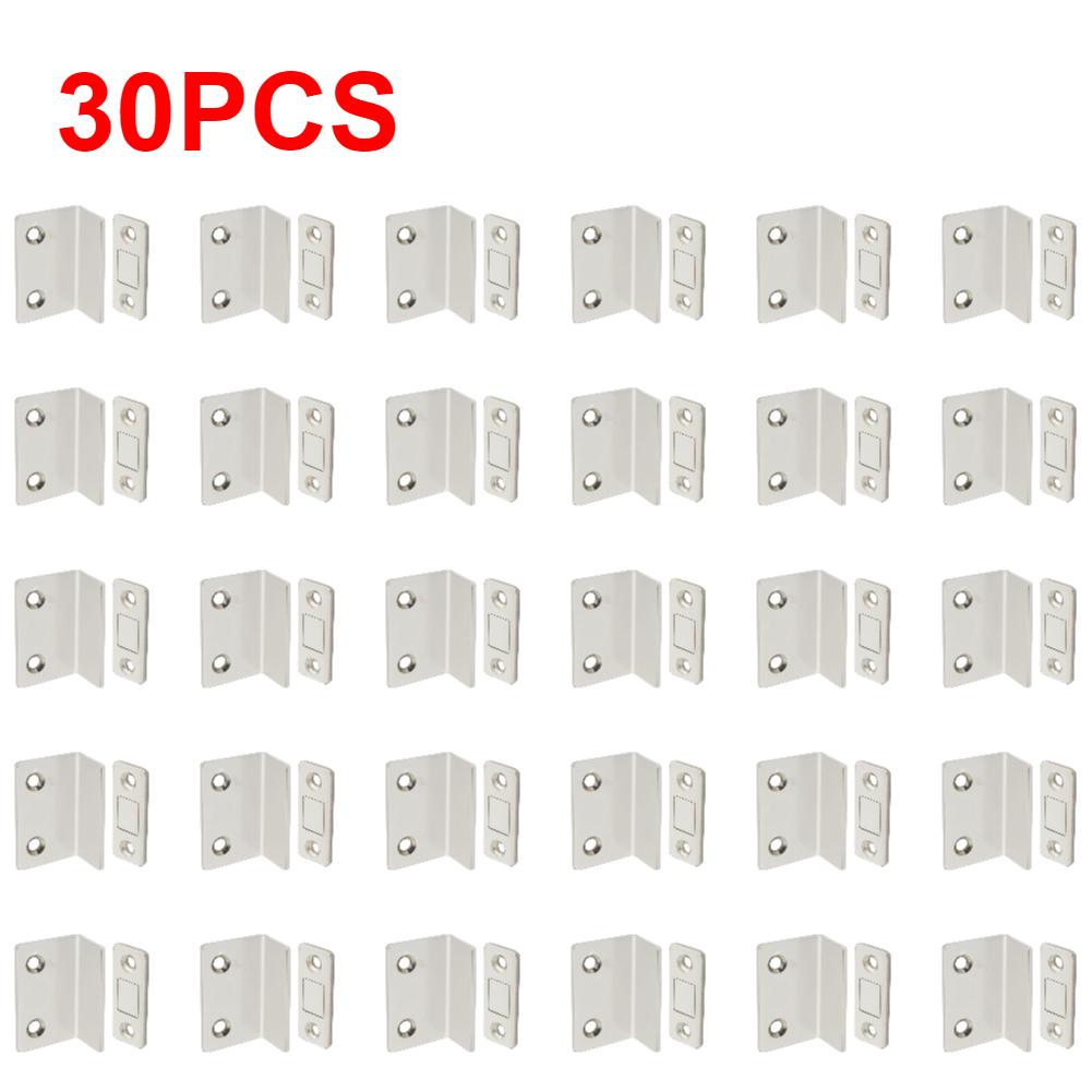 Punch Free Sliding Door Stop Strong Magnetic L-shaped Door Touch Magnetic Suction Invisible Anti Collision Furniture Hardware