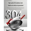 Kobach Classic Red 304 Honeycomb Wok