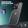 For iPhone 16 Pro Max Case Carbon Fiber Texture Anti-Scratch TPU+PC Back Cover