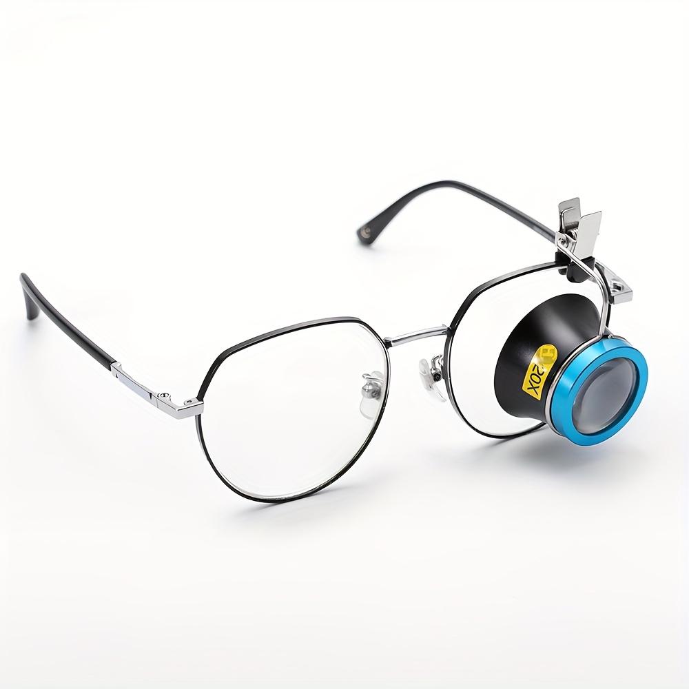 5X/10X/20X Clip-On Eyeglass Magnifier , Watch Repair Tool & Eyepiece Magnifier