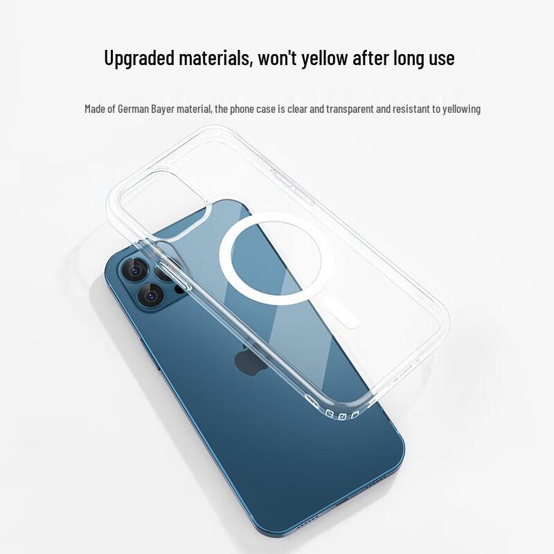 UGREEN MagSafe Compatible Clear Protective Case for iPhone 12 Series