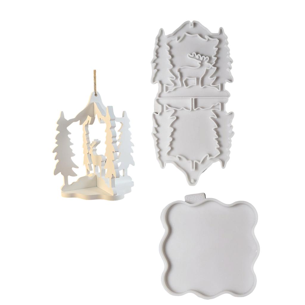 Handmade Christmas Decoration Silicone Moulds Multifuntional Crafting Moulds Various Shape Suitable for Epoxy Resin
