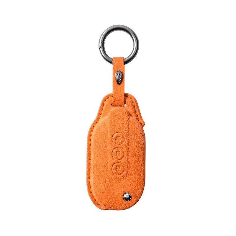 Wuling Hongguang Mini EV Macaron 2022 GameBoy Key Case with Suede Shell and Buckle