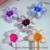 Frangipani Floral Hair Claw - Colorful Five-Petal Shark Clip
