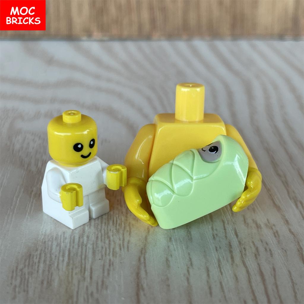 MOC Bricks Tool Hands Arms Hold Baby Infant 4CM Figure Wear DIY Building Blocks Accessories Model Toys For Children