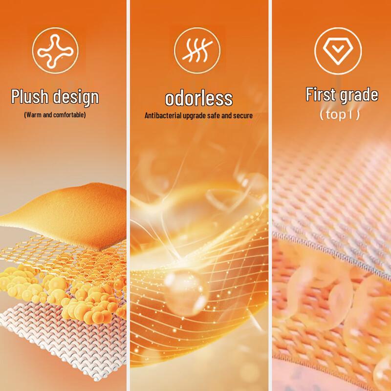 Yiershuang Men's High-Waist Plush Thick Thermal Long Johns