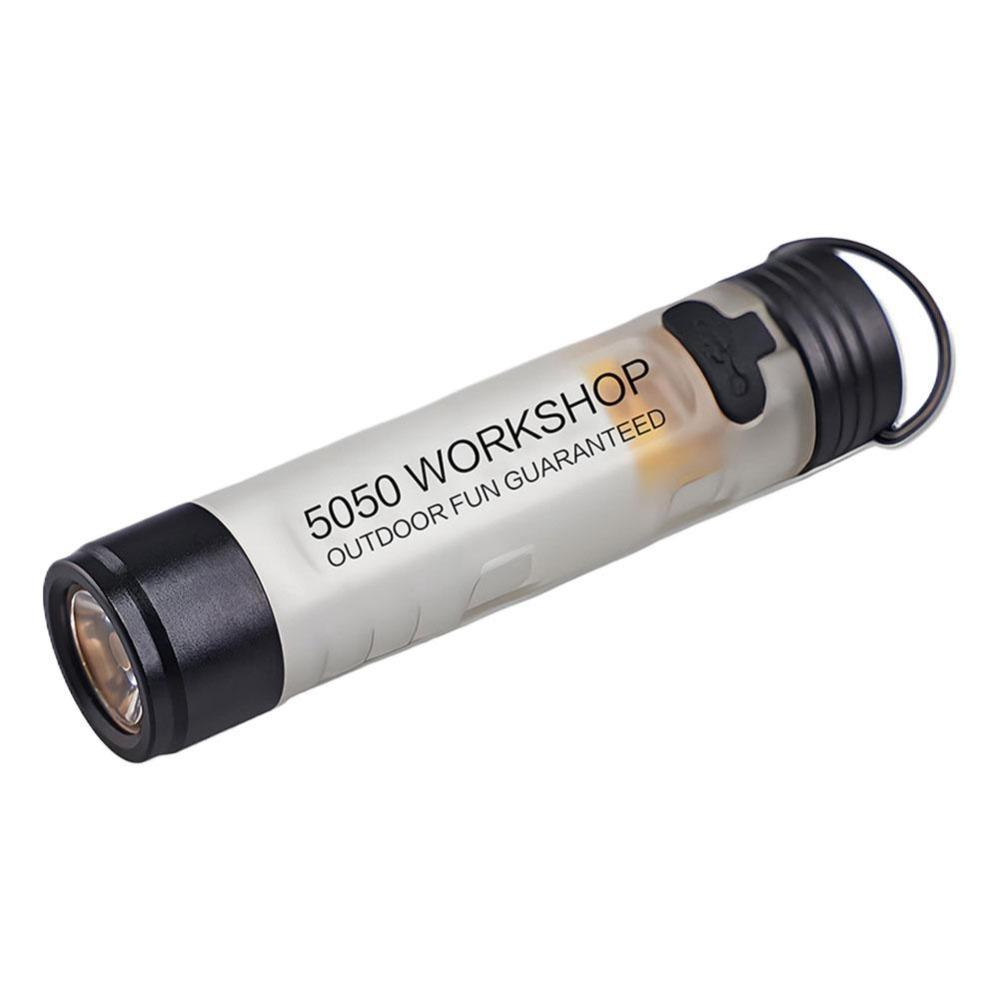 Strong Light Pocket Mini Flashlight Long Endurance Alloy LED Flashlight Key Clip Light Night