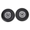 2PCS 10 Inch Solid Rubber Tire 4.10 3.50 4 In Anti Explosion Tire Solid Replacement Tires with 5 8 Inch Bearings 2.2in