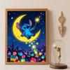5d Diamond Painting, Stitch Moon Magic Art Painting Diy Handmade Sticker Gift, Home Decoration Painting