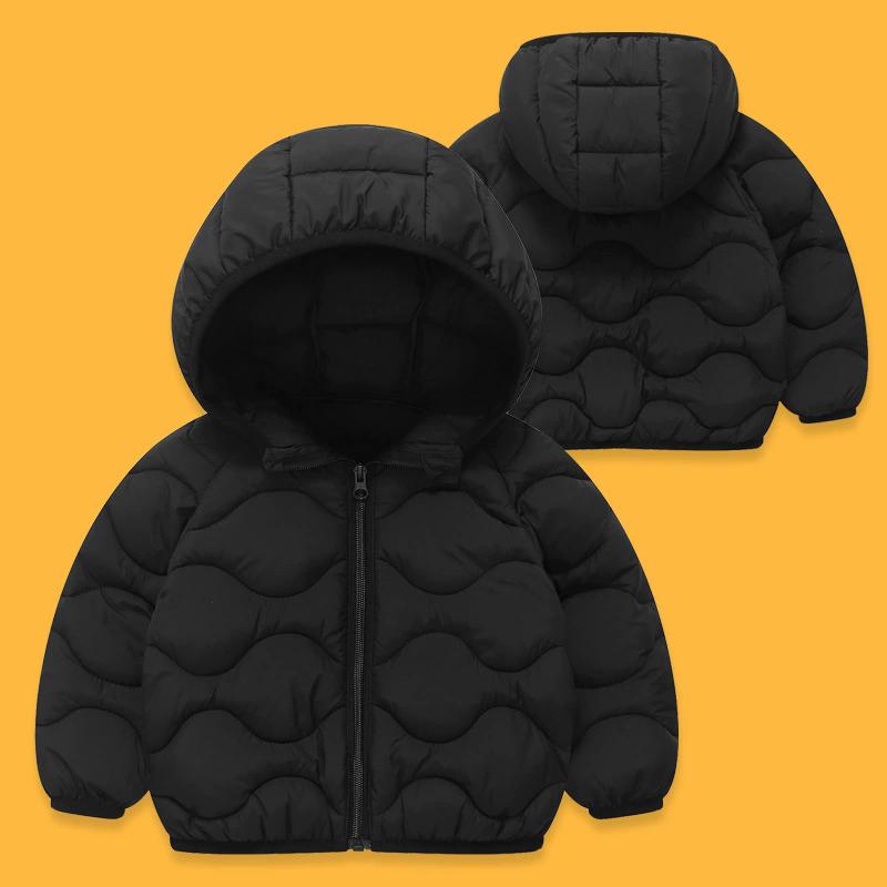 New Autumn Kids Down Jackets Winter Fashion Boys Girls Thin Warm Outerwear Baby Lightweight Down Cotton Coats Children Clothing