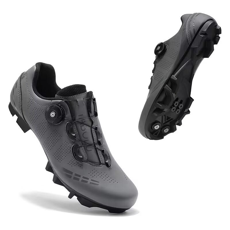 All-Season Mountain Road Cycling Shoes Men Women Breathable Rigid Sole Clipless Compatible