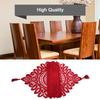 Vintage Lace Tablecloth Knitted Floral Table Runner Tasseled Edge Tablecloth Wedding Home Party Decoration