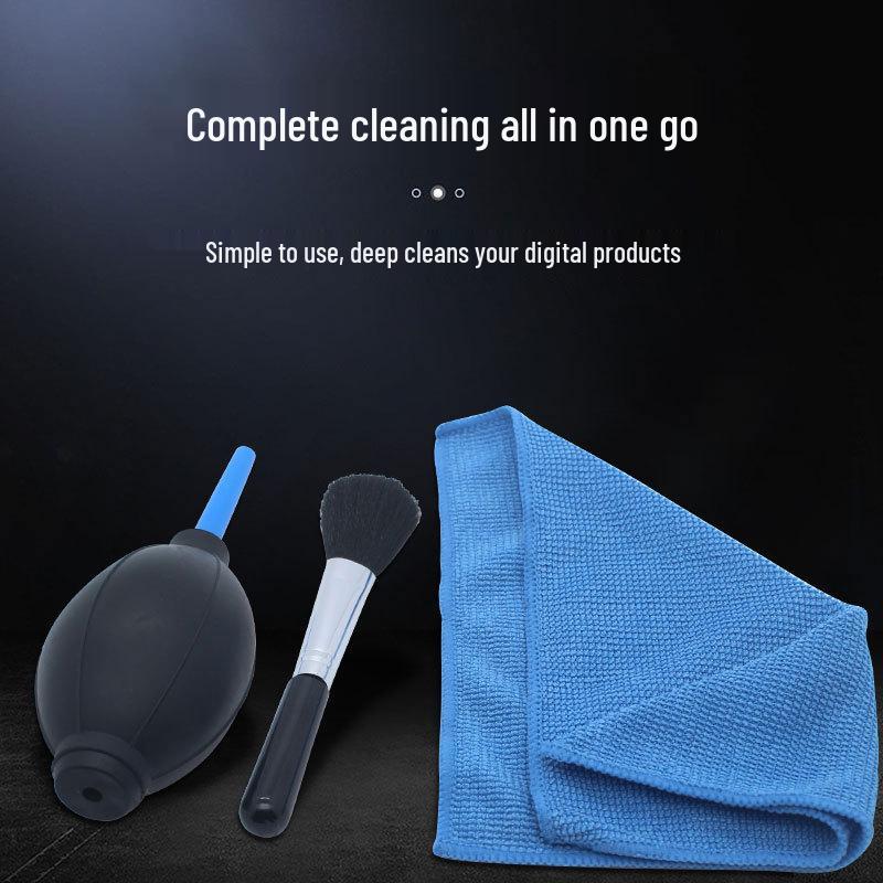 In-Stock DSLR Camera Cleaning Kit: 3-Piece Lens Cleaning Set