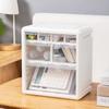 Large Drawer Storage Box Household Multi-layer Transparent Plastic Storage Box Office Stationery Cosmetic Storage Cabinet Rack