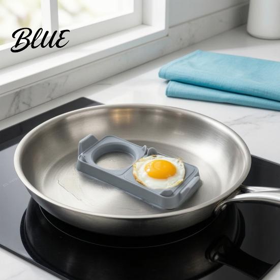 Flexible Silicone Pancake Rings Egg Ring Set Non-stick Round Cooking Shapers Heat Multi Color Resistant Kitchen Gadgets with Detachable Design