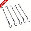 Durable Metal Hanging Chains with S Hooks, Perfect for Bird Feeders, Signs & Decor, Widely Used for Indoor and Outdoor Hanging