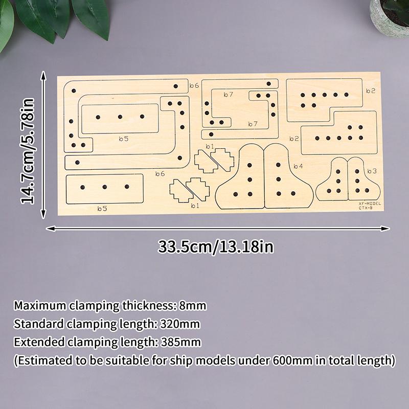 Ancient Ship Model Building Tools Kits Hull Fixing Tool Ship Model Clamping Slipway Diy Clip Fixing Clamping Tool Hull