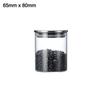 With Stainless Steel Lid Sealed Can Transparent Coffee Bar Station Organizer  Kitchen Supplies