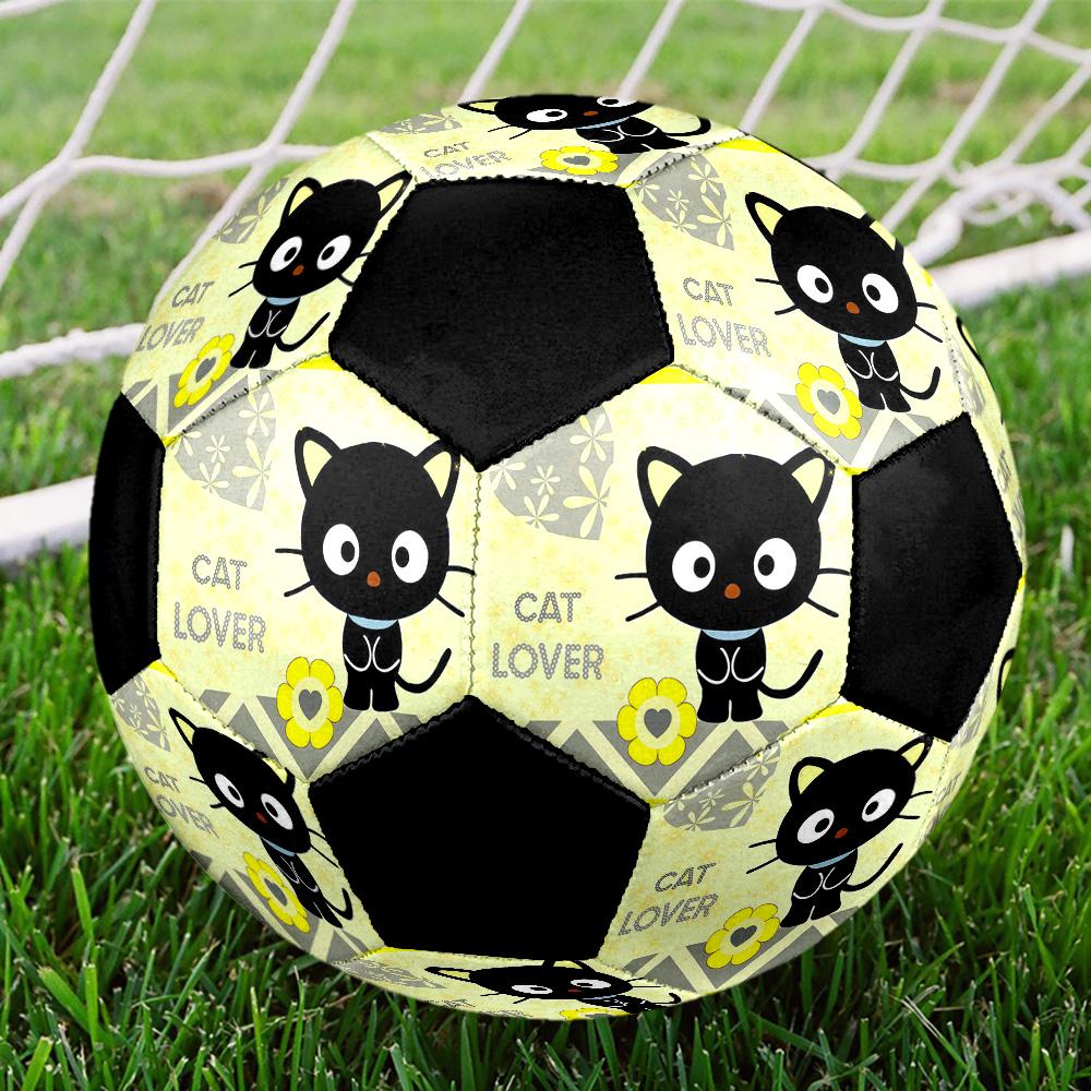 Chococat Soccer Ball Colorful All Ages Machine Stitched PVC Competition Ready Durable High-Bounce.SIZE5