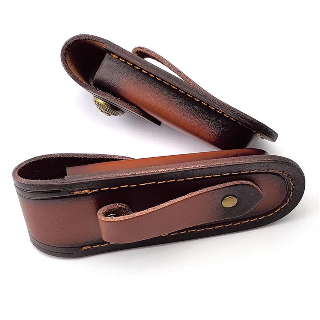 Leathers Sheath Cutter Case Pocket Folding Cutter Sheath Carriers Holsters Handmade Cutter Pouches Cover Gift for Men
