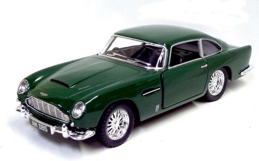 KiNSMART Aston Martin DB5 Scale Diecast Model from the 007 Bond No Box 1/38 Car, 1963, Film, Pull-back Model, (green)