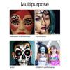 Body Paint Non-sticky High Saturation Level Safe Halloween Party Makeup Dress Beauty Palette for Crafts Making