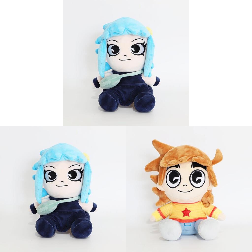 Scott Pilgrim Peluş Oyuncak Su Kristali Yumuşak Malzeme Karikatür Karakter Tasarımlı Hayranlar ve Koleksiyonerler İçin