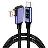 66W Fast Charging Right Angle Charging Cord Right Angle Digital Display Cable  Laptop Charging