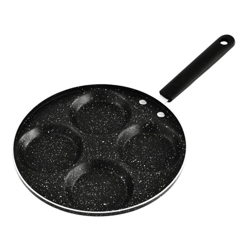 Kitchen Cooking Utensils with 4 Holes Efficient Eggs Fryings Pans Kitchen Cookware DIY Breakfast Appliances
