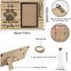 Dog Memorial Gifts for Loss of Dog, Picture Frame for 4.3x6.3in Photo with a Glass Bottle for Collect Hair, Loss of Dog Sympathy Gift - Cat Pet