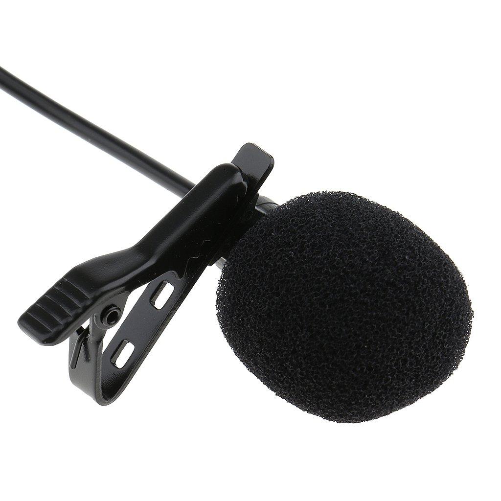 Phantasmia Lavalier Microphone 3.5mm 3Pin XLR 4Pin Compatibility 1m Cable Condenser Unidirectional Vocal Speech Dance Sports Instrumental Solo