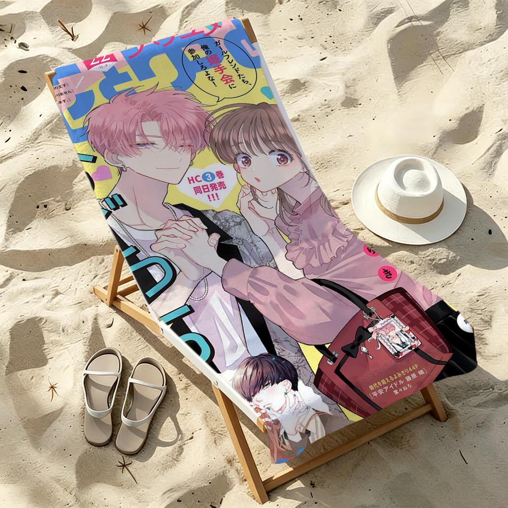 Anime T-tamon-kun cute I-lma Dotchi Towel Beach Quick Dry Soft Pool Towels Gift for Travel Gym Shower Camping sports