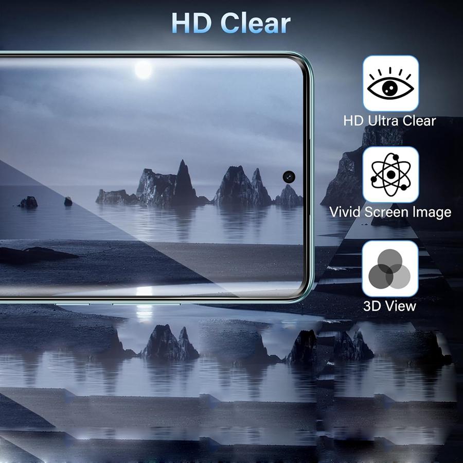 3pcs 3D Curved Tempered Glass Screen Protector for Redmi Note 15/ Note 15 5G/ Redmi Note 15 Pro/ Note15 Pro+ 5G HD Clear Glass Protection Film