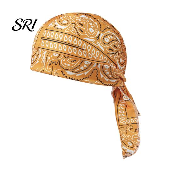 Kühlendes Bandana Hut Turban Paisley Muster Elastische Passform Verstellbare Riemen Bequemes Outdoor Kopftuch Atmungsaktives Schweißableitendes Material Radfahren
