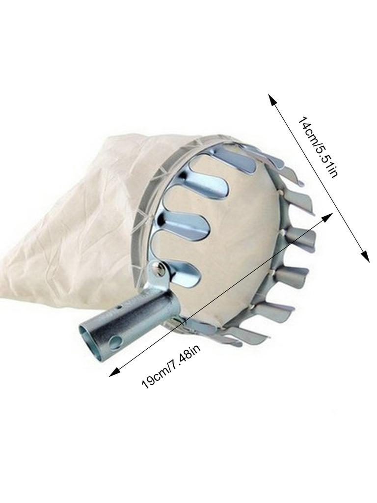 Fruit Picker Head Metal Deep Basket Without Pole Fruit Collector Harvest Picking Apple Citrus Pear Farm Garden Catcher Device