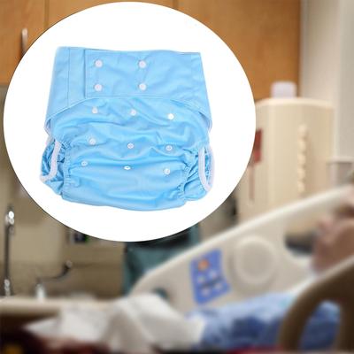 Adult Diaper Cloth Cover, Elderly Leak Proof Comfortable Adjustable Waist Nighttime Reusable