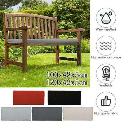 Cojín de Esponja Impermeable para Asiento de Columpio de Jardín Exterior de 3 Plazas Cojín de Asiento de Banco Decoración de Jardín Cojín de Silla