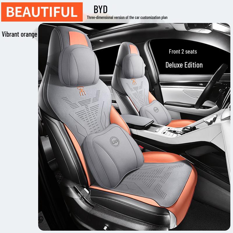 ZFL Sports Leather Seat Cushion Cover for BYD Song PLUS - All-Season Comfort