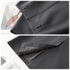 Jupe Midi A-line Taille Haute Gris Printemps 2026: Amincissant, Confortable, Magnifique, Long, et Moulant les hanches.