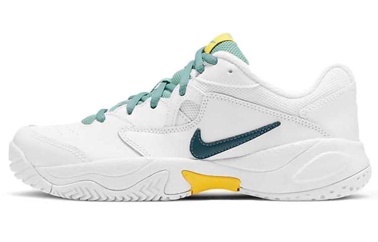 Nike Court Lite 2  White Green Yellow  Women s AR8838-108 39