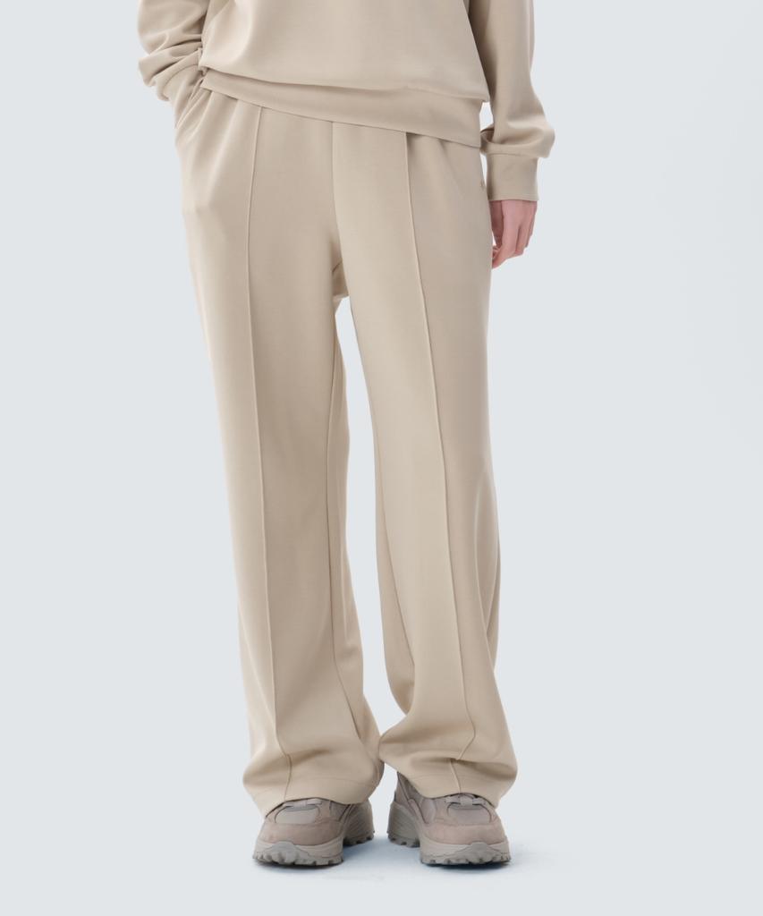 SNOWPEAK APPAREL Silky Women'S Semi-Wide Pants (S25Swffp05) Beige