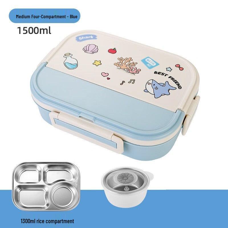 ZISIZ Compartmented Microwaveable Bento Box