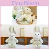 Cute Polka Dot Bunny Plush Toy With Pp Cotton Filling For Girls And Kids Gift