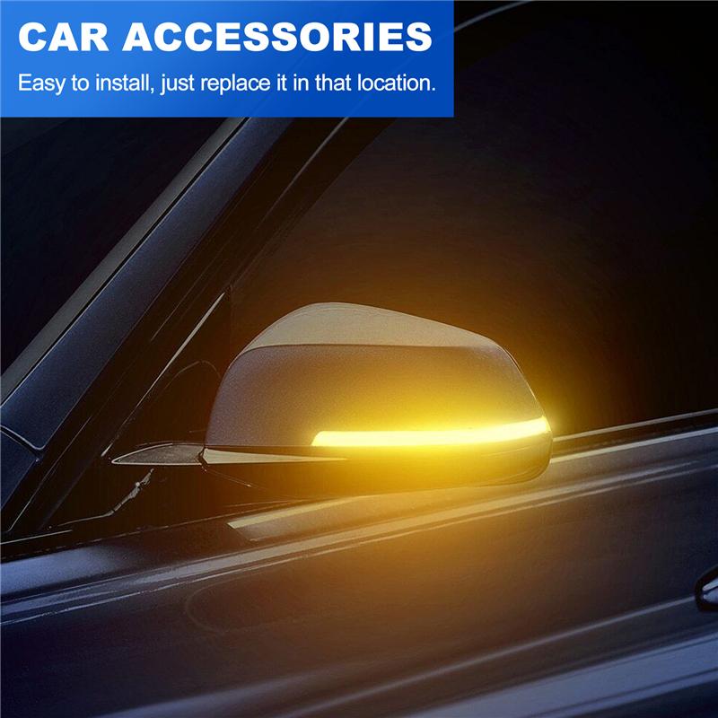 

For Bmw 1 Series M135i Xdrive M Performance Wing Mirror Auxiliary Turn Indicator Left & Right 51169879127/51169879128 чёрный